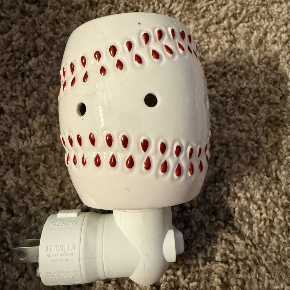 Scentsy Red and White Baseball Plug-In Warmer